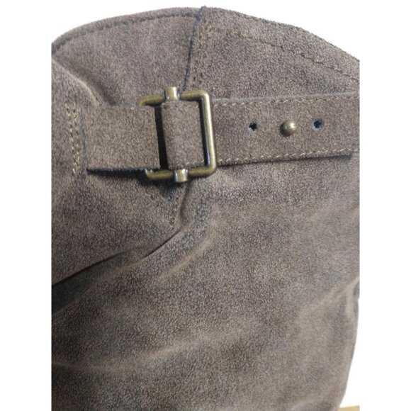 Carlos By Carlos Santana Womens Brown Suede Knee-High Sabina Boots 7.5M With Buc - Picture 7 of 14